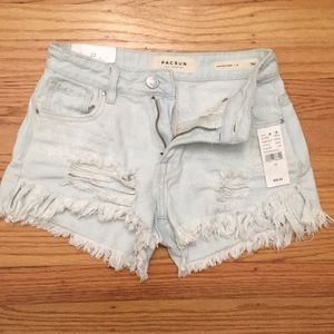 Pacsun Denim High Rise Shorts